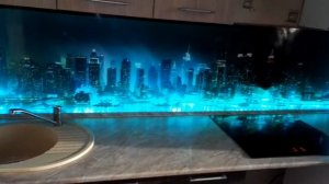 Подсветка скинали своими руками