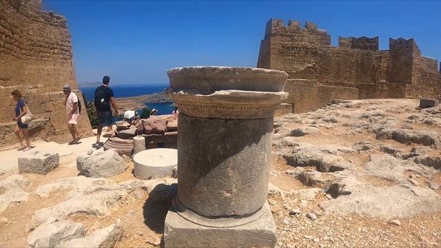 ?? LINDOS, Rhodos - Akropolis und Altstadt von Lindos смотреть онлайн