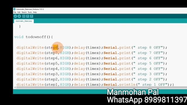 Automatic Staircase Lights Using Arduino And IR  Proximity Sensors