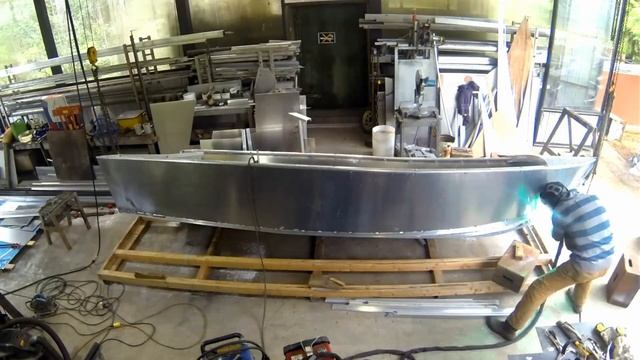 16 foot welded aluminum boat build смотреть онлайн
