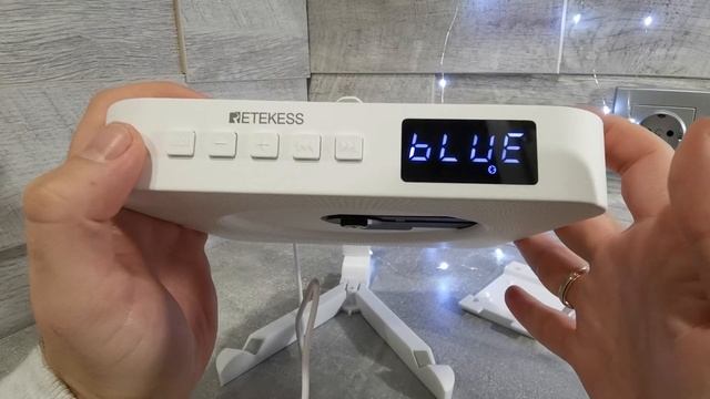 CD-плеер Retekess TR609 со встроенными колонками, bluetooth и картами памяти! смотреть онлайн