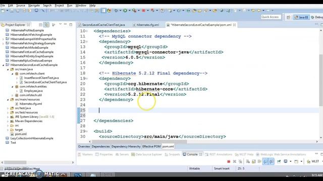 Hibernate second level cache example смотреть онлайн