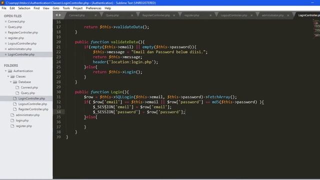 Part 4 - Cara Membuat Form Login dan Register Dengan PHP OOP dan MySQLi смотреть онлайн