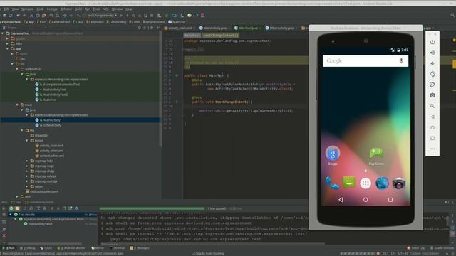 Android Espresso - Intents смотреть онлайн