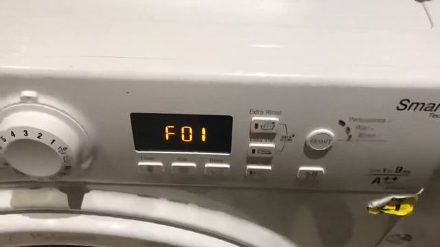 Hotpoint smart tech - F01 error code fault смотреть онлайн