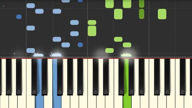 Masha and The Bear - Song about Cleanliness Laundry Day - Piano Tutorial смотреть онлайн