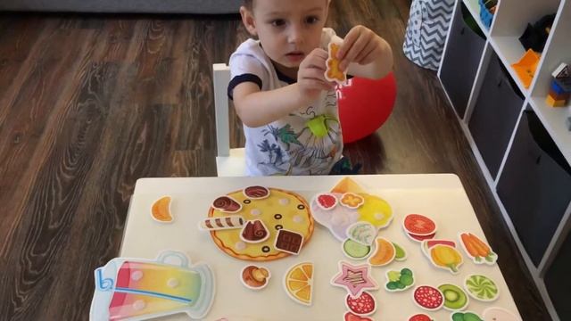 Игра на липучках Юный кулинар