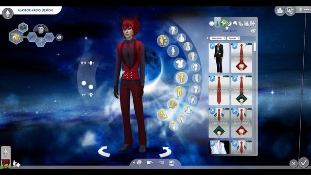 Sims 4 Alastor from Hazbin Hotel смотреть онлайн