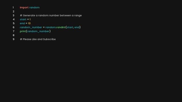 Generate a random number between a range смотреть онлайн
