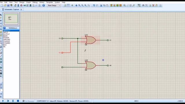 Proteus | 4-2 Encoder Circuit Using Subcircuit Mode смотреть онлайн