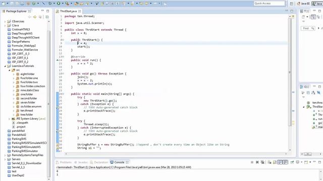 JAVA Tutorial Thread (PART 10) смотреть онлайн