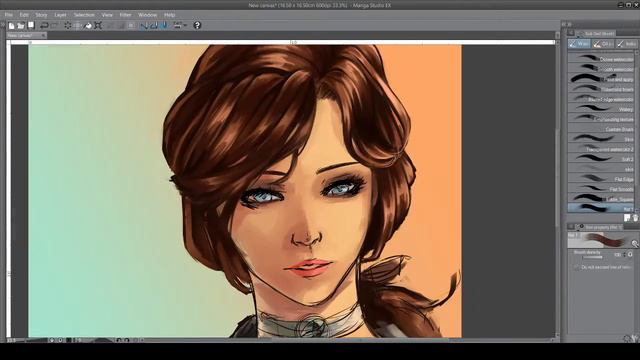 [Speedpaint] Elizabeth - Bioshock Infinite смотреть онлайн