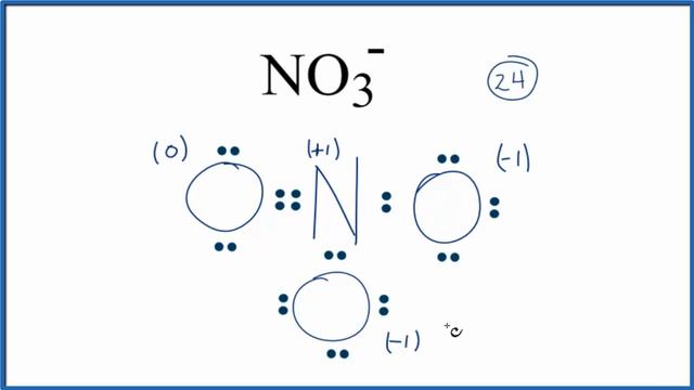 How to Draw the Lewis Dot Structure for NO3 - (Nitrate ion) смотреть онлайн