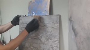 Декоративная штукатурка с помощью валика._Легко и просто!