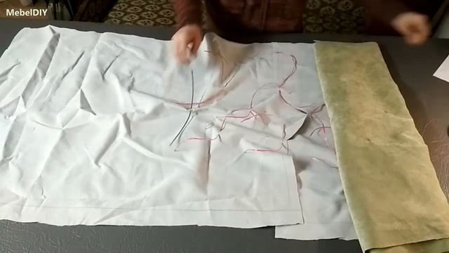 Изголовье кровати. С каретной стяжкой (Soft overhead headboard. Chesterfield. Handmade.) смотреть онлайн