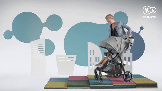 Kinderkraft GRANDE 2020 stroller смотреть онлайн