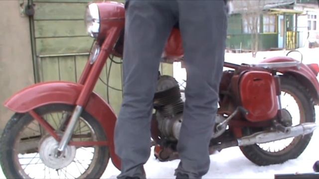 сгоняли на дачу за двигателем от Явы Чезет 175 смотреть онлайн