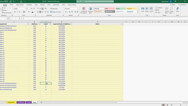 HR Tool in Excel: Planning Headcount Shortages/Surplus смотреть онлайн