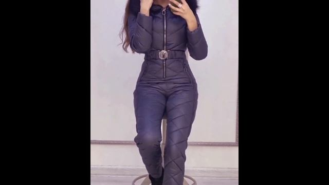 Actual winter overalls for women 2021. Актуальные зимние женские комбинезоны 2021 1 смотреть онлайн