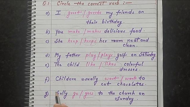 Class 2 Simple Present Tense| Class 2 English Grammar| English Worksheet for Class 2| Grade 2 Tense смотреть онлайн