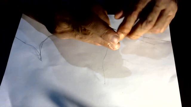 Как связать леску и шнур. Самый простой узел смотреть онлайн