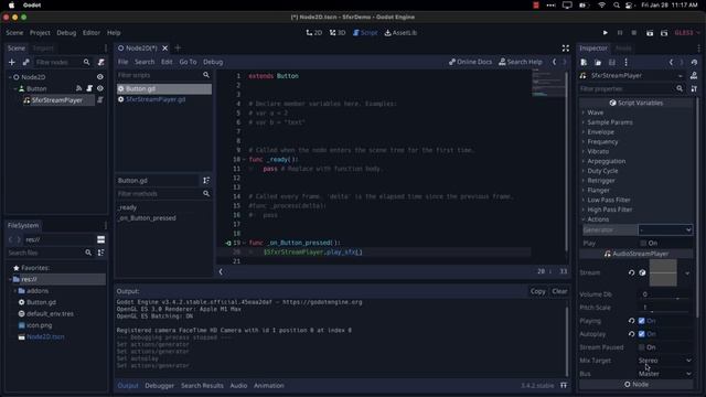 GodotSfxr -- Dynamic Sound Effects In Godot (Super Easy Mode!) смотреть онлайн