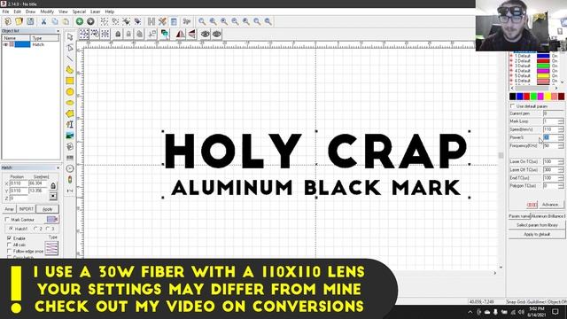 How to Engrave a BLACK MARK on Aluminum with a Fiber Laser | Fiber Laser Tutorials смотреть онлайн