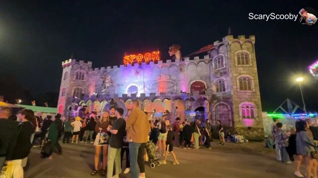 External look at Spook Ghost train ride смотреть онлайн