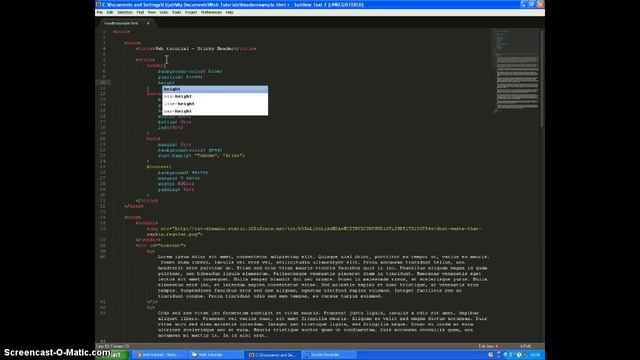 HTML and CSS | Creating a sticky header смотреть онлайн