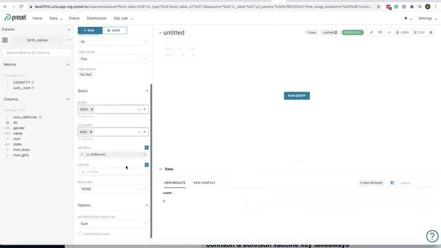 Apache Superset/Preset : Pivot Table V2 смотреть онлайн