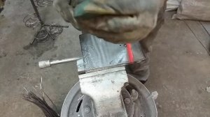 Гибка завитков из арматуры, кондуктор для гибки проволоки