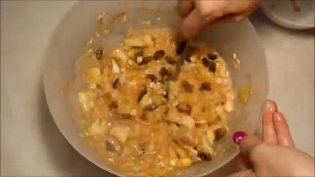 Морковно - яблочные кексы без яиц / морковные маффины / кексы детям / смотреть онлайн