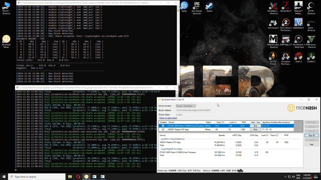 Mining profitability 11.03.2019 on Ryzen5 3600 and Vega56 nitro plus смотреть онлайн