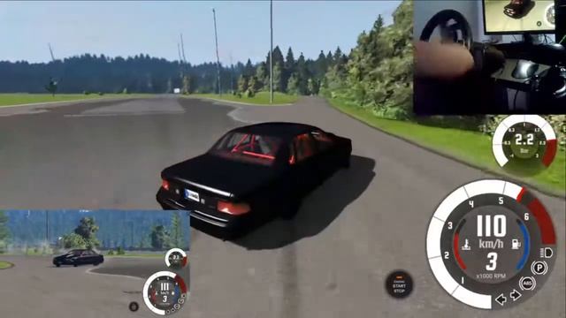 DRIFTING LIKE A BOSS WITH LOGITECH G920 WHEEL +SHIFTER [BeamNG.drive] | Evangelion 2400 Games