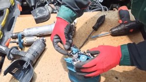 Сгорел отбойный молоток SDS-MAX Makita HM0870C  замена двигателя