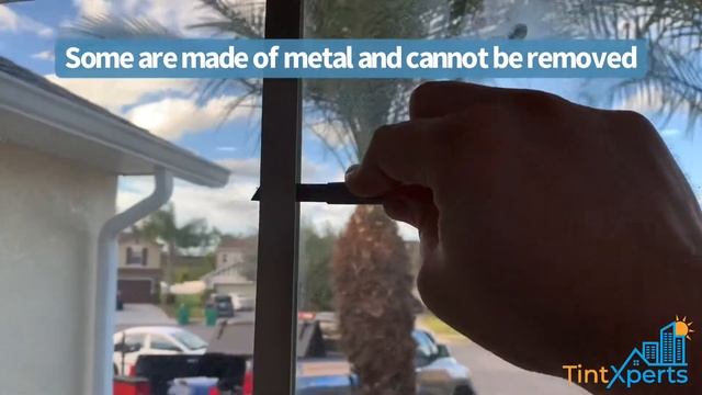 House Window Tinting - Removing Plastic Mullions from French Pane Windows - Orlando, FL смотреть онлайн