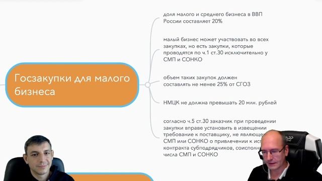 Госзакупки для малого бизнеса смотреть онлайн