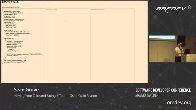 Sean Grove - Having Your Cake and Eating It Too - GraphQL in Reason | Øredev 2018 смотреть онлайн