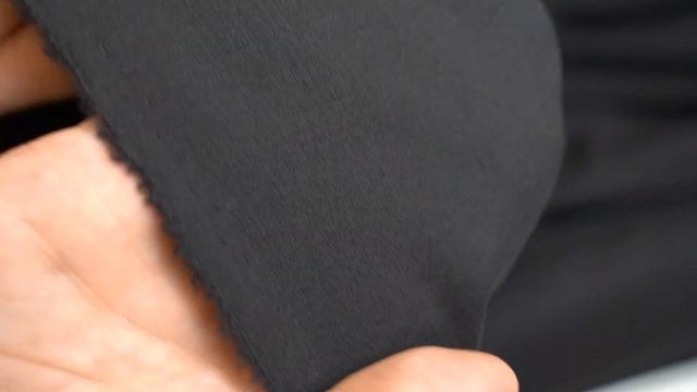 Ткань костюмная шерсть (черный) 90% шерсть, 7% полиамид, 3% эластан смотреть онлайн