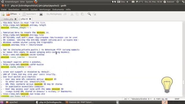 Sessions Einstellungen - (PHP 1-046) смотреть онлайн