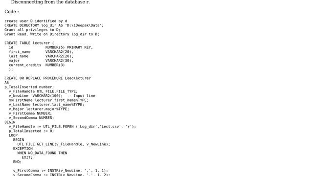 Invalid directory path error while connecting to database смотреть онлайн