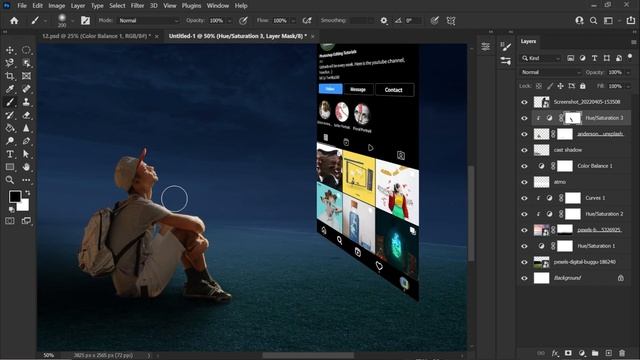 How to Create Holographic Instagram Photo Effect | Photoshop Tutorial смотреть онлайн