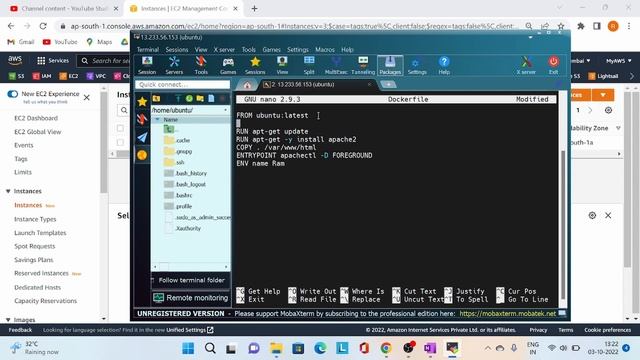 Writing a Dockerfile | Dockerfile basics | Creating and building Dockerfile | mymt15 смотреть онлайн