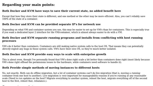 What are the benefits of running a docker container inside a VM vs running docker containers on... смотреть онлайн