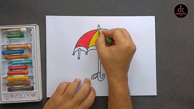 learn how to draw umbrella || beginners drawing || Drawing Key смотреть онлайн