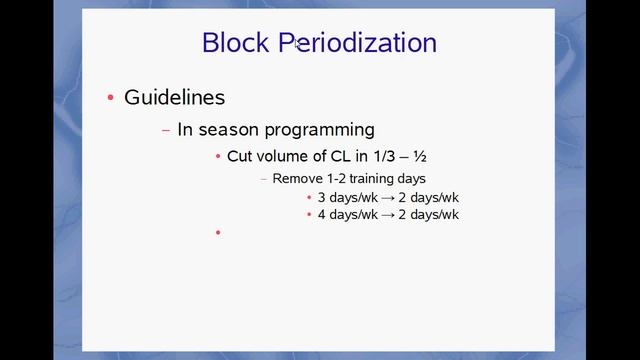 Block Periodization - Long Term Delayed Training Effect смотреть онлайн