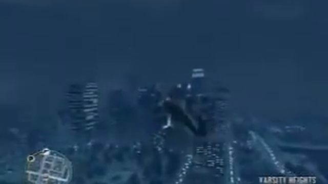 gta IV crazy stuntman survives huge fall!! смотреть онлайн