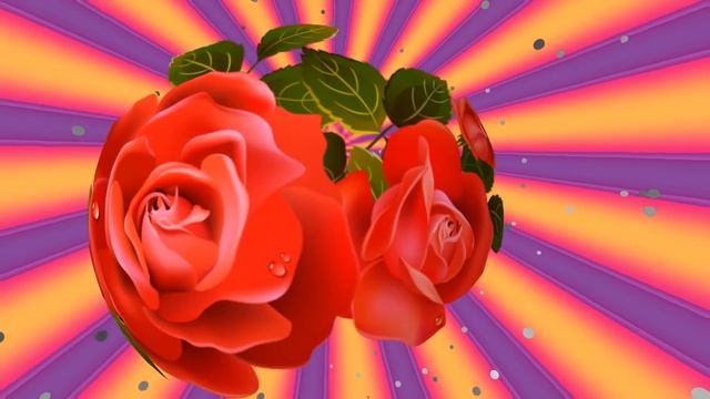 ФОН С РОЗАМИ 3D ДЛЯ ВИДЕОМОНТАЖА !!! смотреть онлайн