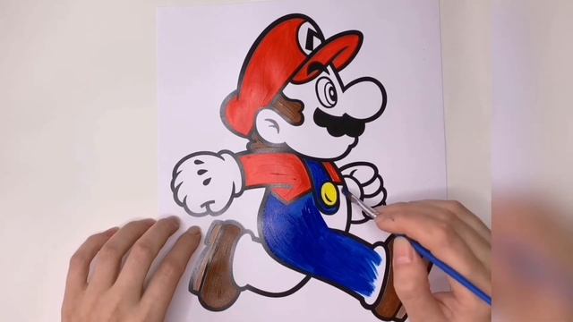 Removing paint from a drawing! Game mario смотреть онлайн