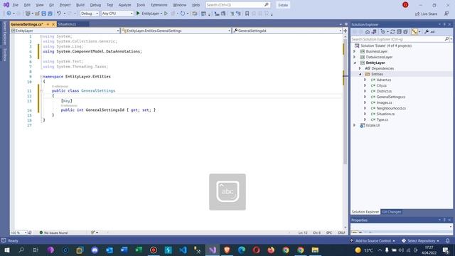 .Net Core 5.0 ile Emlak Sitesi - Veri Tabanı Tablolarının Oluşturulması -4 смотреть онлайн